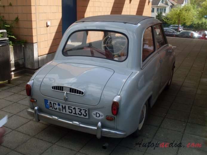 Glas Goggomobil T 1955-1969 (1957 300), prawy tył