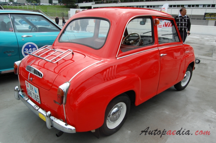 Glas Goggomobil T 1955-1969 (1964-1969), right rear view