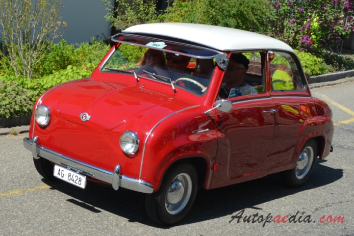 Glas Goggomobil T 1955-1969 (1969 250), lewy przód