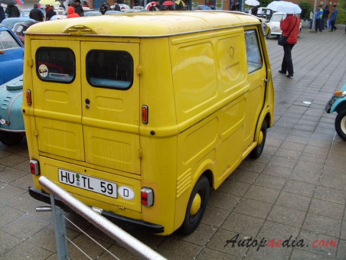 Glas Goggomobil TL 1957-1965 (1959 300), right rear view
