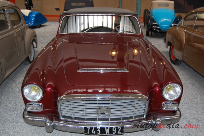 Grégoire Sport 1955-1962 (1955 cabriolet 2d), front view