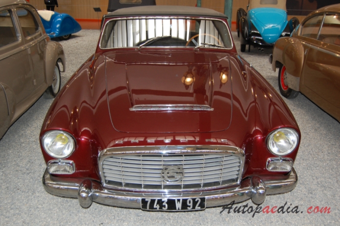 Grégoire Sport 1955-1962 (1955 cabriolet 2d), front view