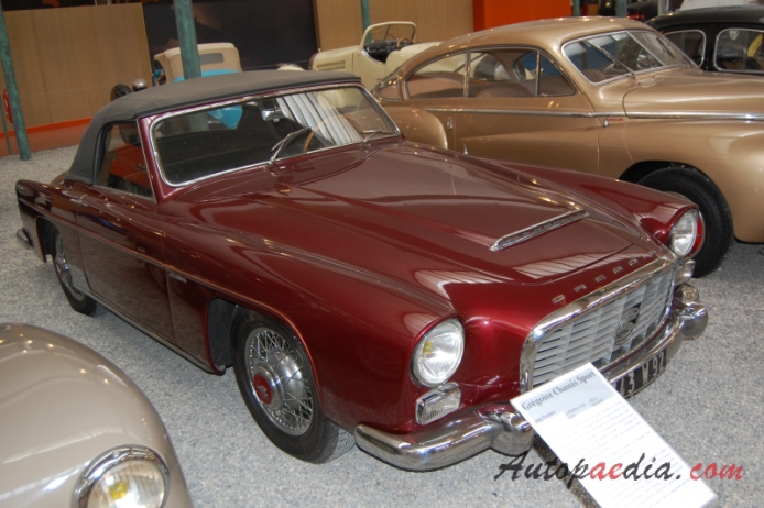 Grégoire Sport 1955-1962 (1955 cabriolet 2d), prawy przód