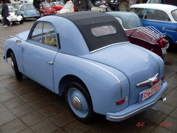 Gutbrod Superior 700E 1950-1954 (1927),  left rear view