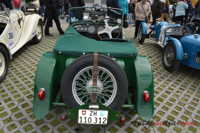 HRG 1937 (1500 roadster 2d), tył