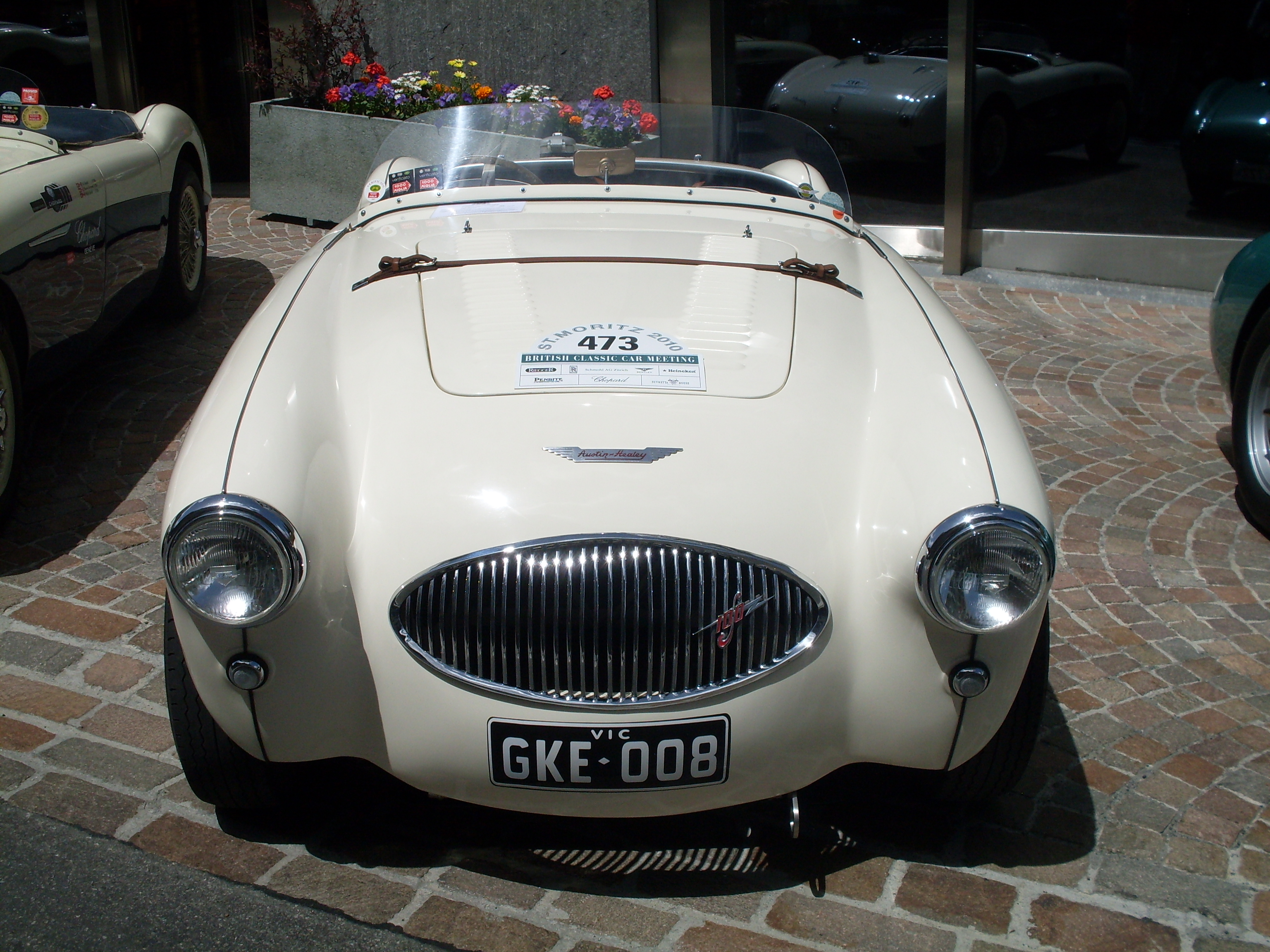 Austin-Healey 100-4 1953-1956 (1955 100S Sebring), front view