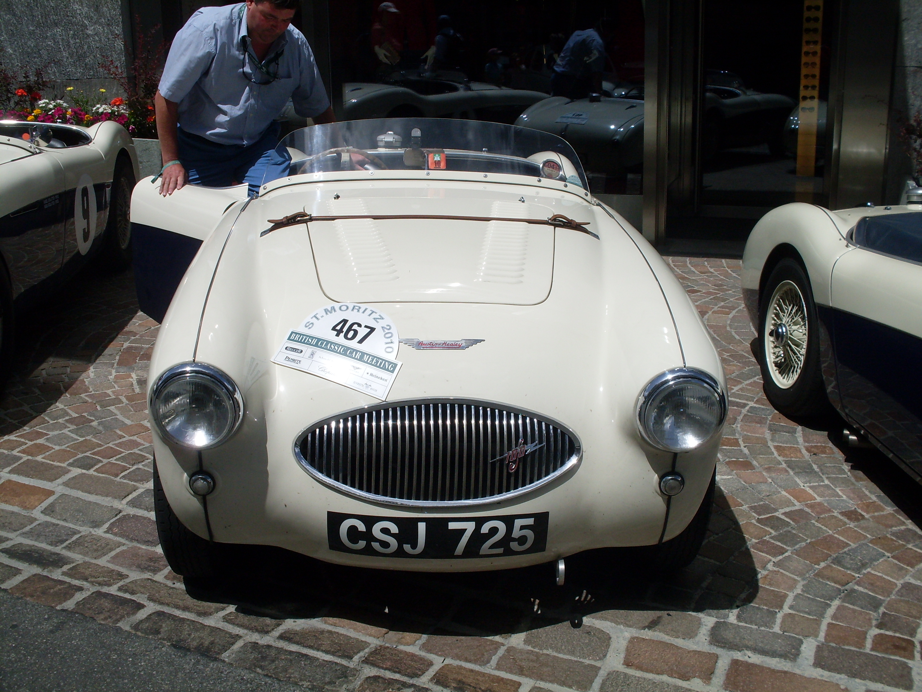 Austin-Healey 100-4 1953-1956 (1955 100S Sebring), front view