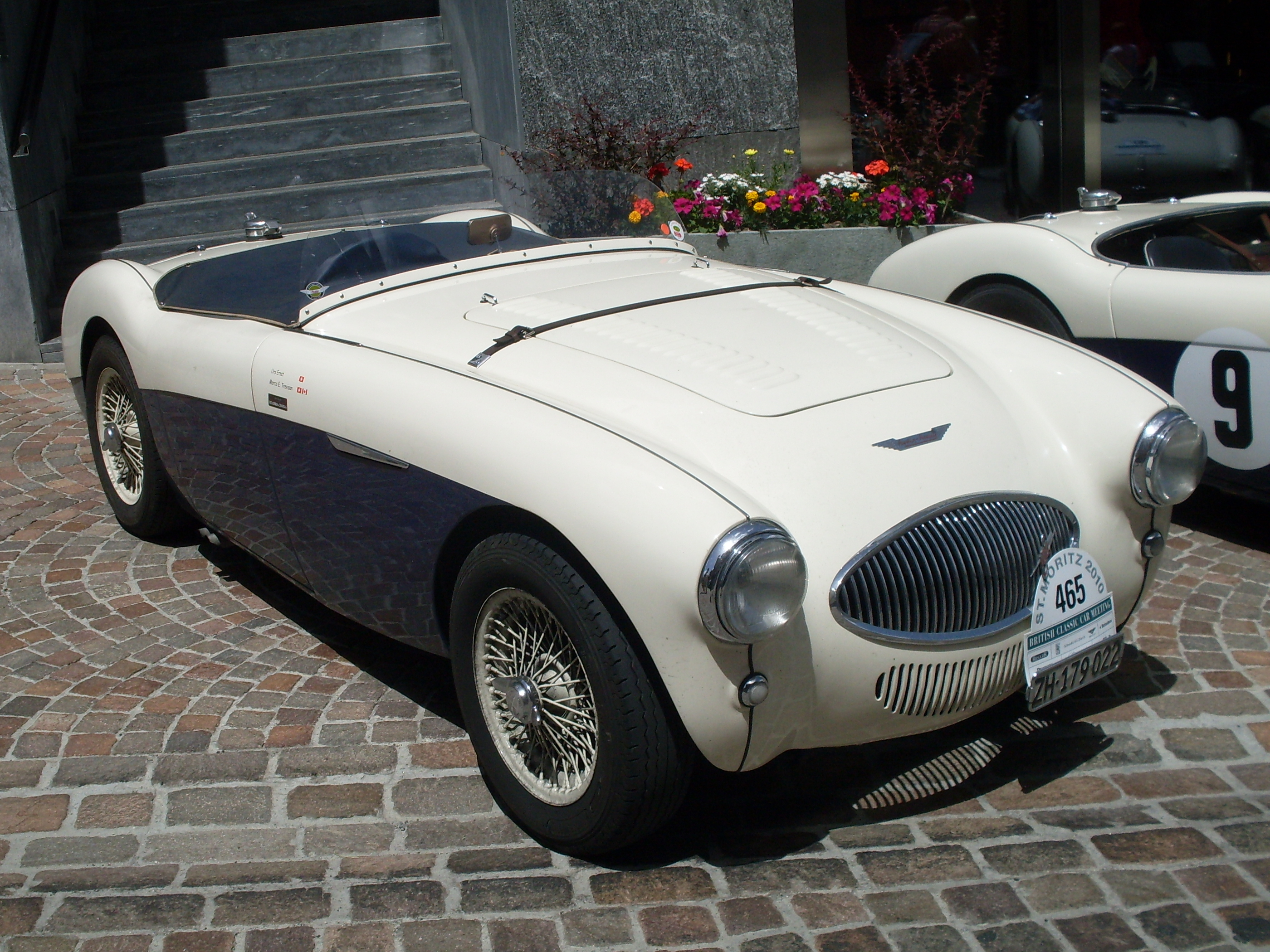 Austin-Healey 100-4 1953-1956 (1955 100S Sebring), right front view