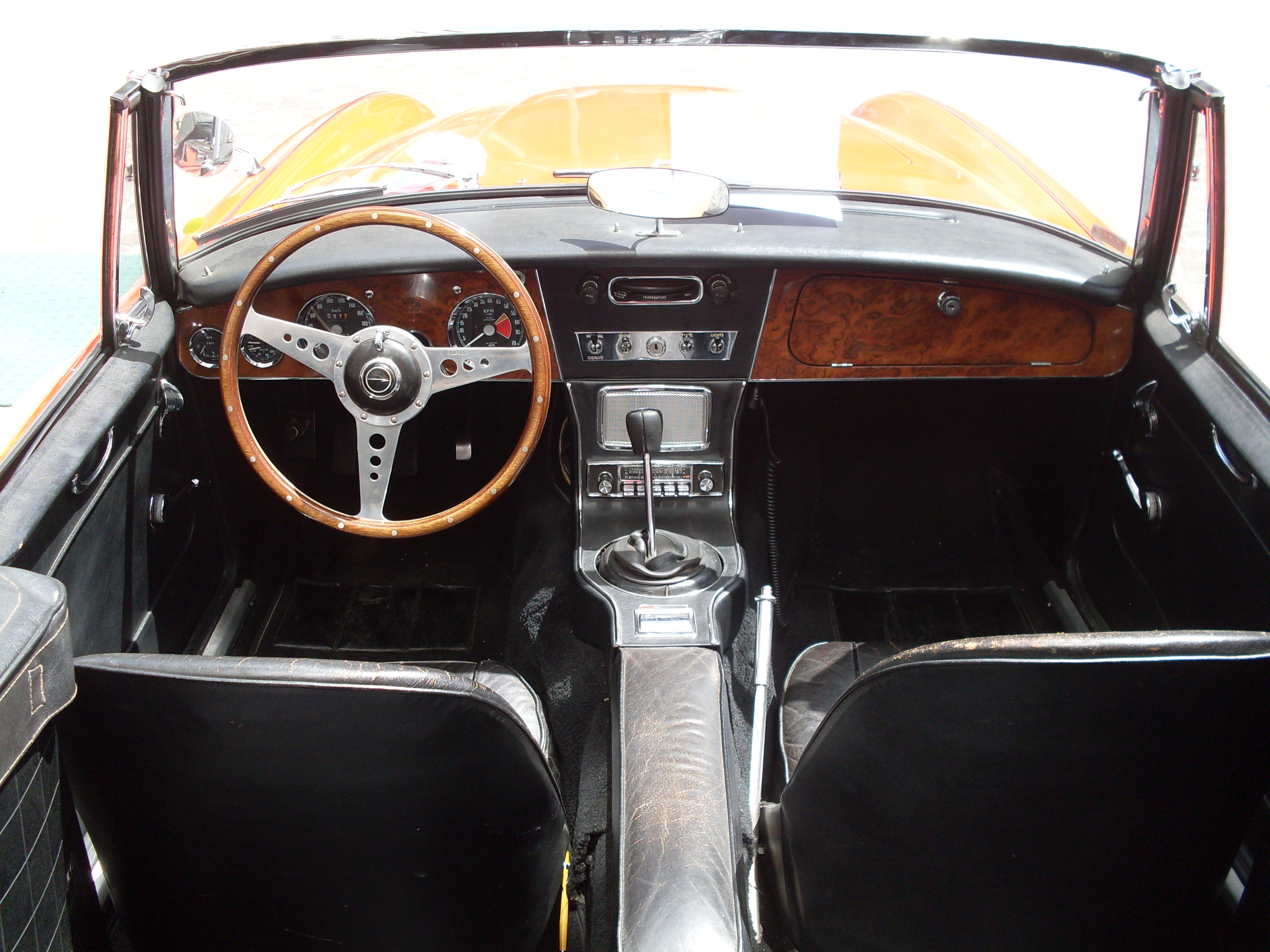 Austin-Healey 3000 Mk III 1964-1967 (1965 BJ8), wnętrze