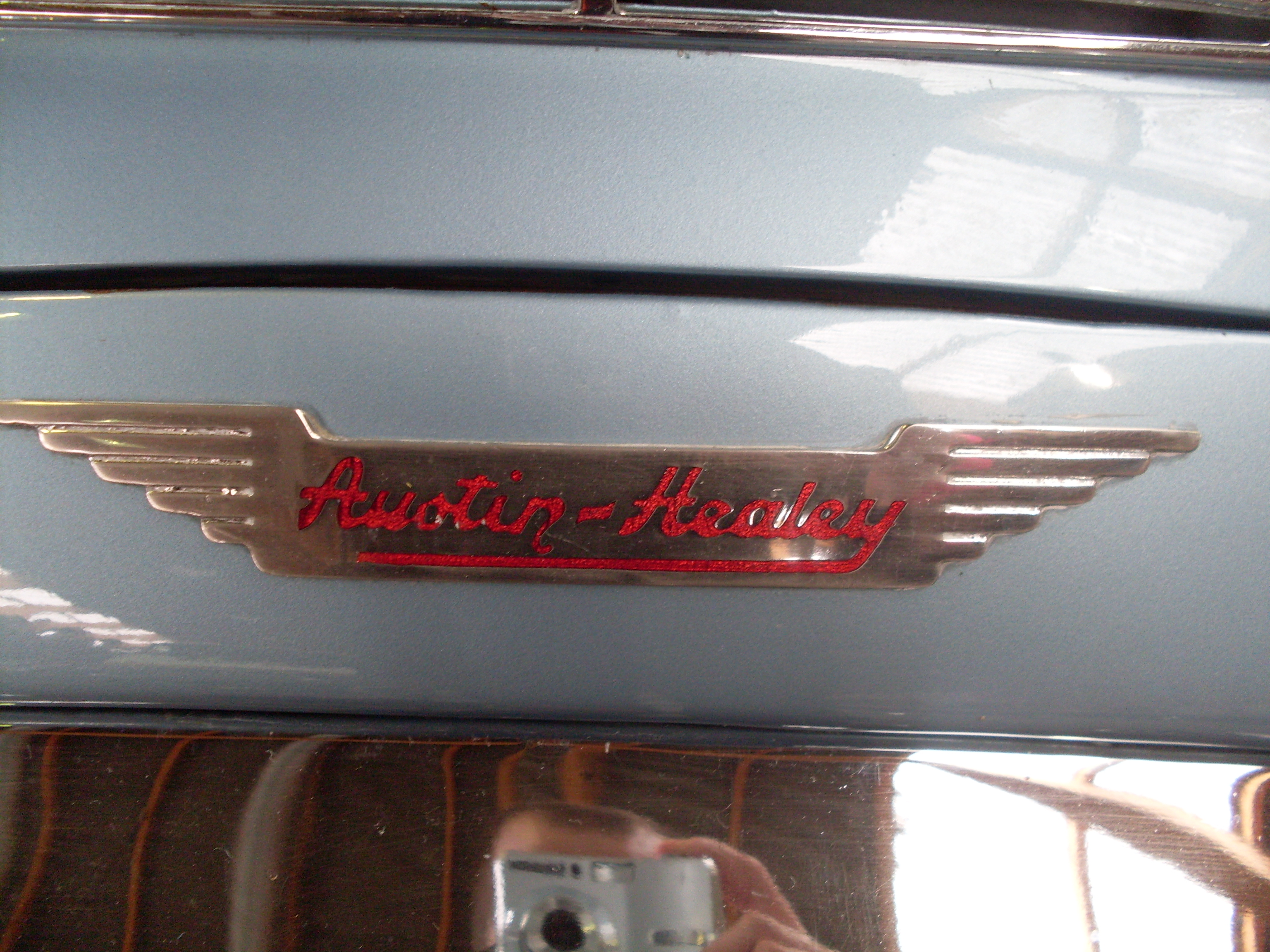 Austin-Healey 3000 Mk I 1959-1961 (1960 BT7), emblemat przód 
