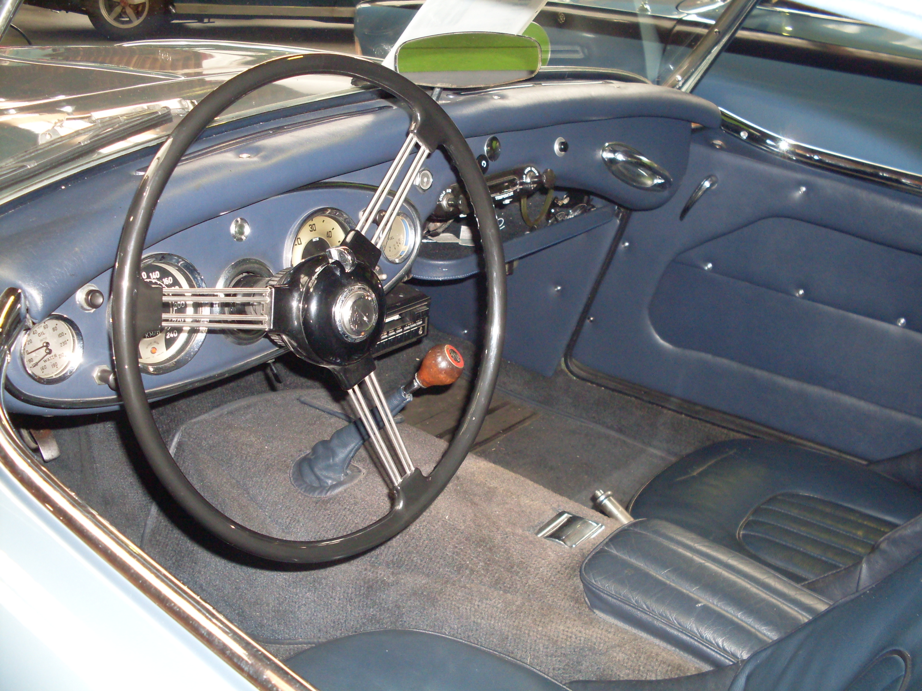 Austin-Healey 3000 Mk I 1959-1961 (1960 BT7), wnętrze