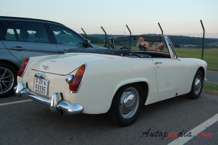 Austin-Healey Sprite MkIII 1964-1966, prawy tył