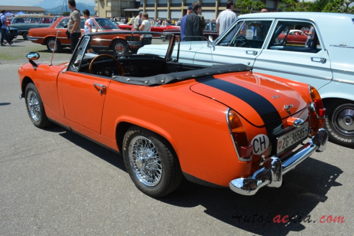 Austin-Healey Sprite MkIV 1966-1971 (1968),  left rear view