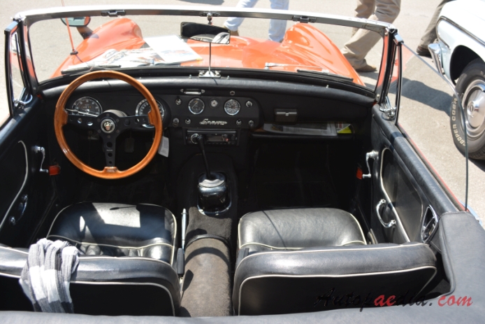 Austin-Healey Sprite MkIV 1966-1971 (1968), wnętrze