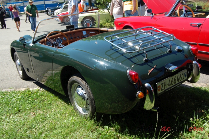 Austin-Healey Sprite MkI (Frog Eye, Bug-Eye) 1958-1961,  left rear view