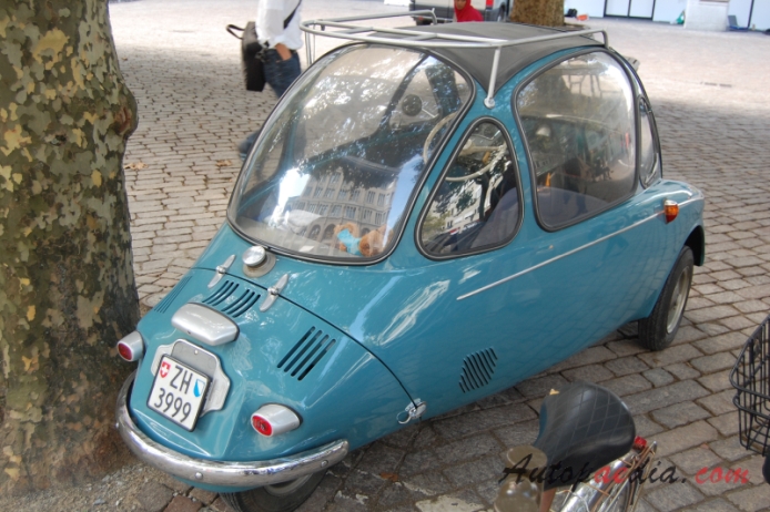 Heinkel Kabine 200 1956-1958 (1957-1958 Typ 154), prawy tył