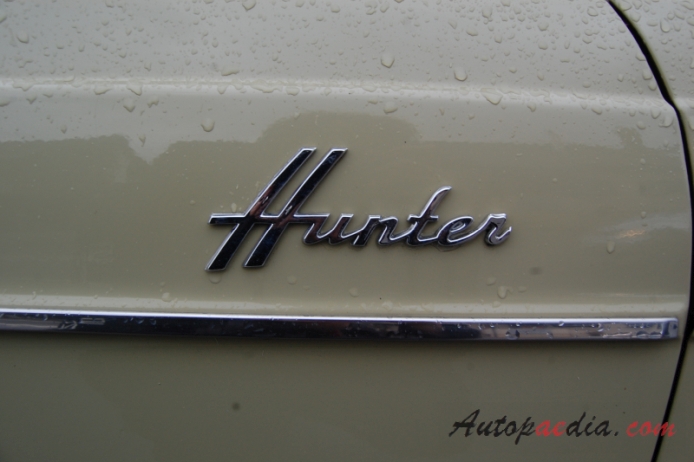 Hillman Hunter 1966-1979 (1969 Sunbeam Hunter saloon 4d), rear emblem  