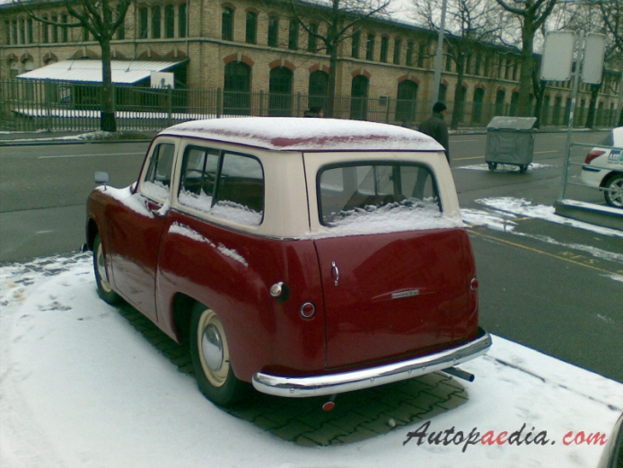 Hillman Husky Mark I 1954-1957 (1957),  left rear view