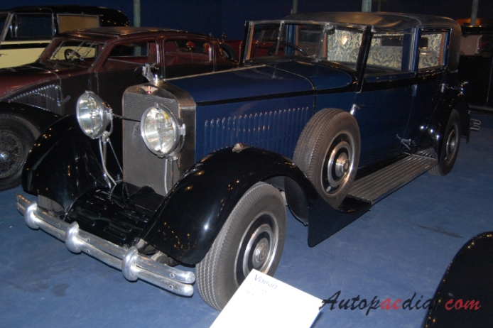 Hispano Suiza H6B 1919-1929 (1927 Coupé Chauffeur 4d), lewy przód
