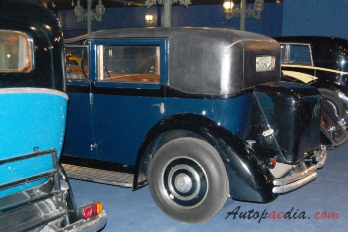 Hispano Suiza H6B 1919-1929 (1927 Coupé Chauffeur 4d), lewy tył