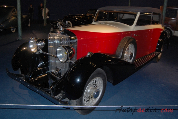 Hispano Suiza J12 1931-1938 (1933 cabriolet 4d), left front view