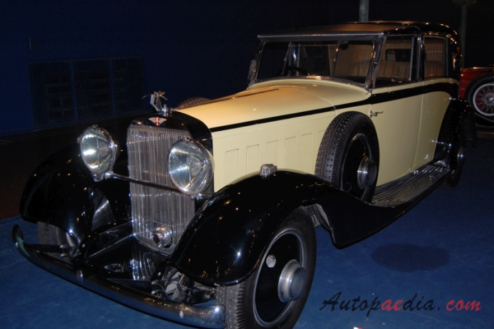Hispano Suiza J12 1931-1938 (1934 Coupé Chauffeur 4d), lewy przód