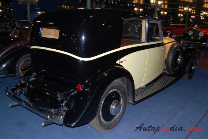 Hispano Suiza J12 1931-1938 (1934 Coupé Chauffeur 4d), prawy tył