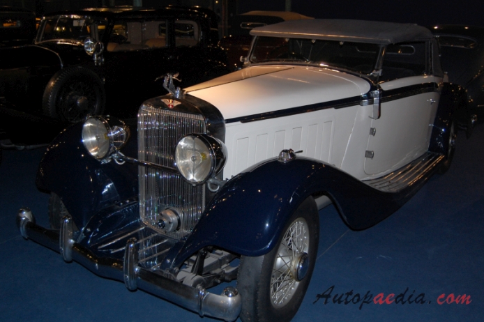 Hispano Suiza K6 1932-1937 (1932 cabriolet 2d), left front view