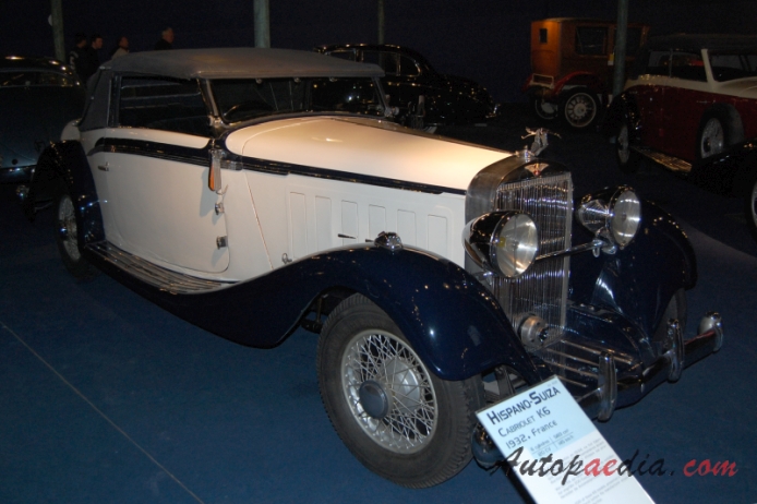 Hispano Suiza K6 1932-1937 (1932 cabriolet 2d), prawy przód