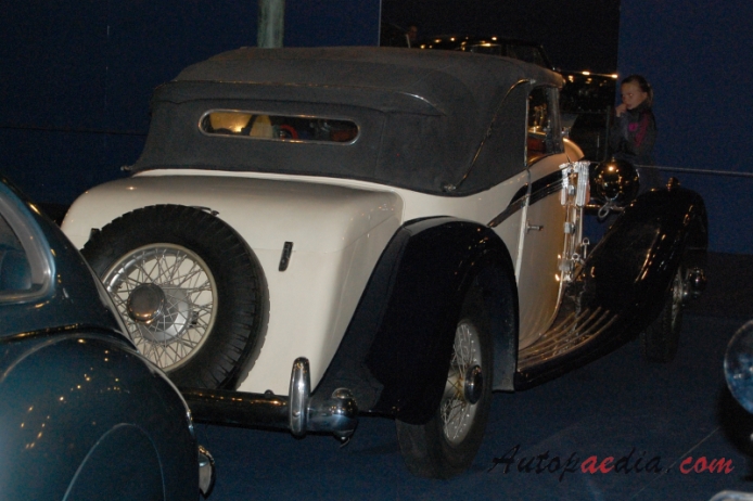 Hispano Suiza K6 1932-1937 (1932 cabriolet 2d), prawy tył