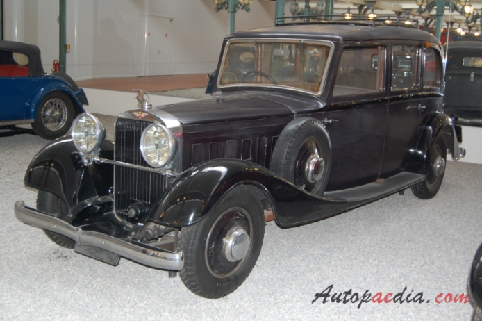 Hispano Suiza K6 1932-1937 (1935 Saloon 4d), lewy przód