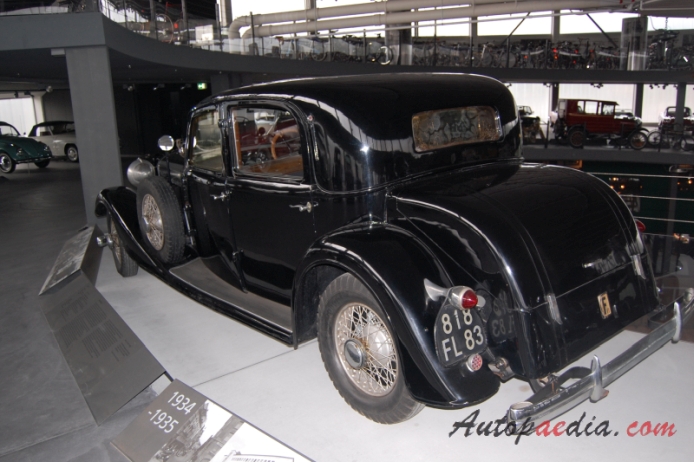 Hispano Suiza K6 1932-1937 (1937 Saloon 4d), lewy tył