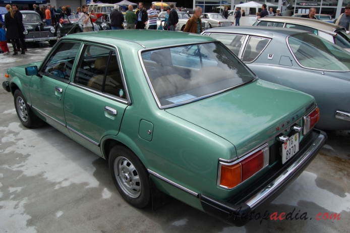 Honda Accord 1st generation (Series SJ-SM) 1976-1981 (1979 1600ccm LUXE sedan 4d),  left rear view