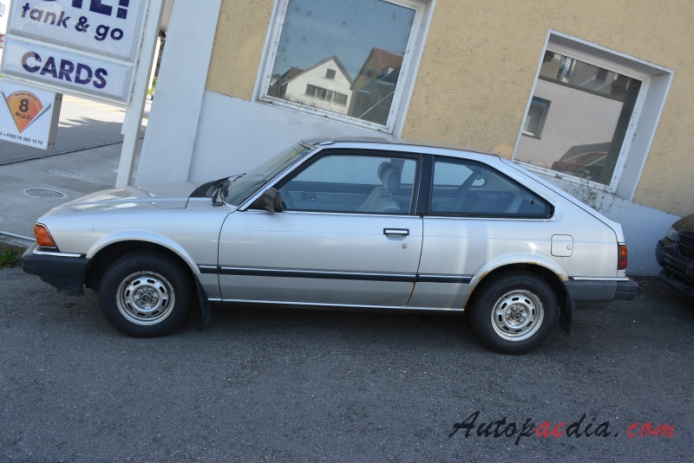 Honda Accord 2. generacja (Series SY/SZ/AC/AD) 1981-1985 (1981-1983 hatchback 3d), lewy bok