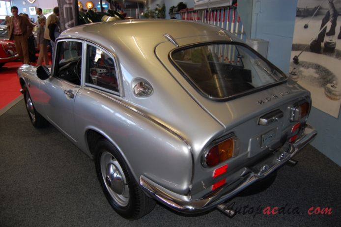 Honda S800 1966-1970 (1969 Coupé 2d),  left rear view