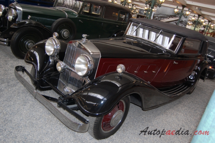 Horch 12 1931-1934 (1932 Horch 670 cabriolet 2d), lewy przód