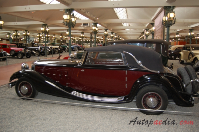 Horch 12 1931-1934 (1932 Horch 670 cabriolet 2d), lewy bok