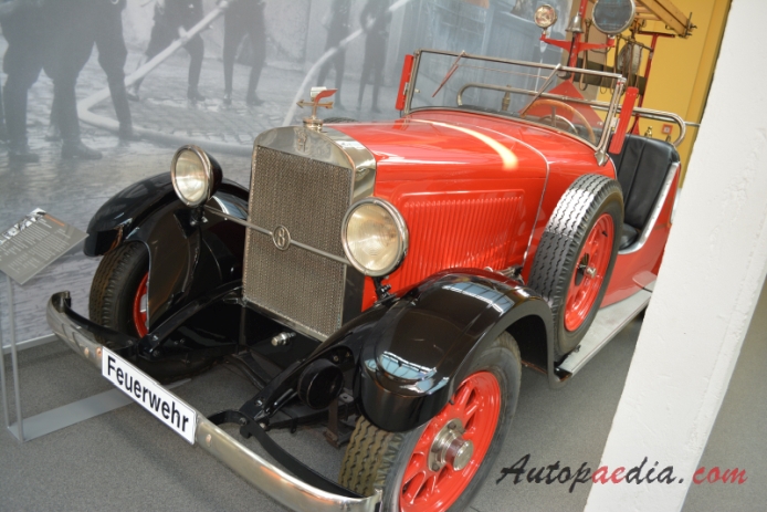 Horch 8 1926-1935 (1927 Horch 303 wóz strażacki), lewy przód