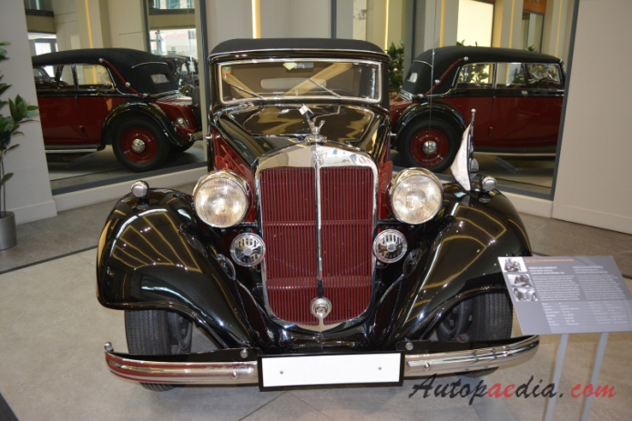Horch 830 1933-1934 (1933 Horch 830 Gläser cabriolet 2d), front view