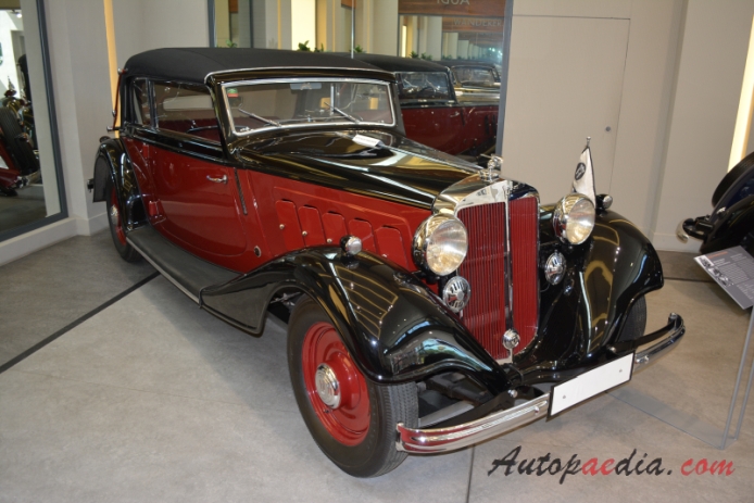 Horch 830 1933-1934 (1933 Horch 830 Gläser cabriolet 2d), prawy przód
