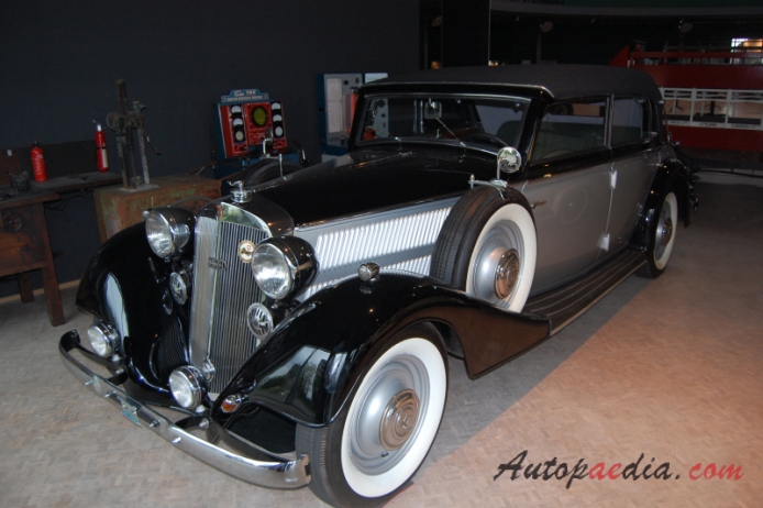 Horch 830 BL 1934-1940 (1936 cabriolet 4d), lewy przód