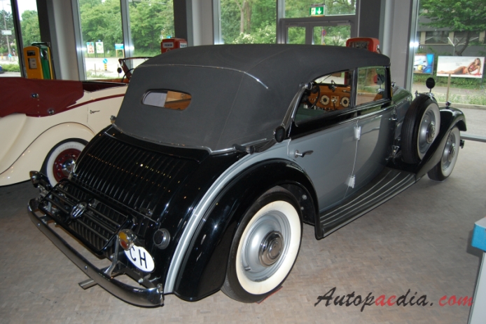 Horch 830 BL 1934-1940 (1936 cabriolet 4d), prawy tył