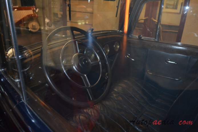 Horch 851 1935-1937 (1935 Pullman limuzyna 4d), wnętrze