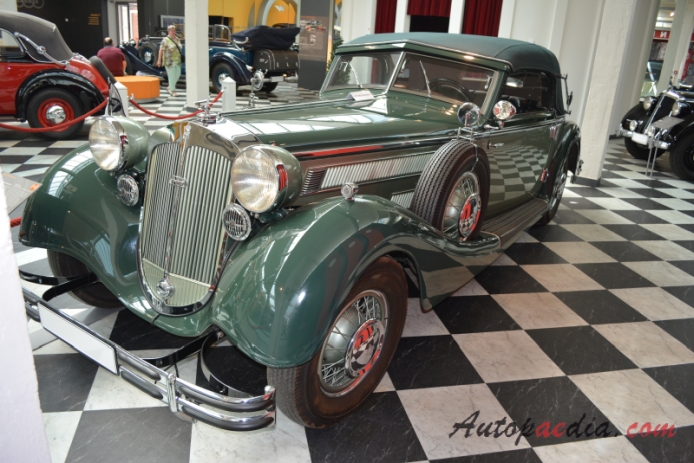 Horch 853 1935-1937 (1936 853 Sport cabriolet 2d), lewy przód