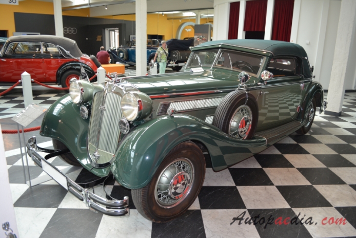 Horch 853 1935-1937 (1936 853 Sport cabriolet 2d), lewy przód