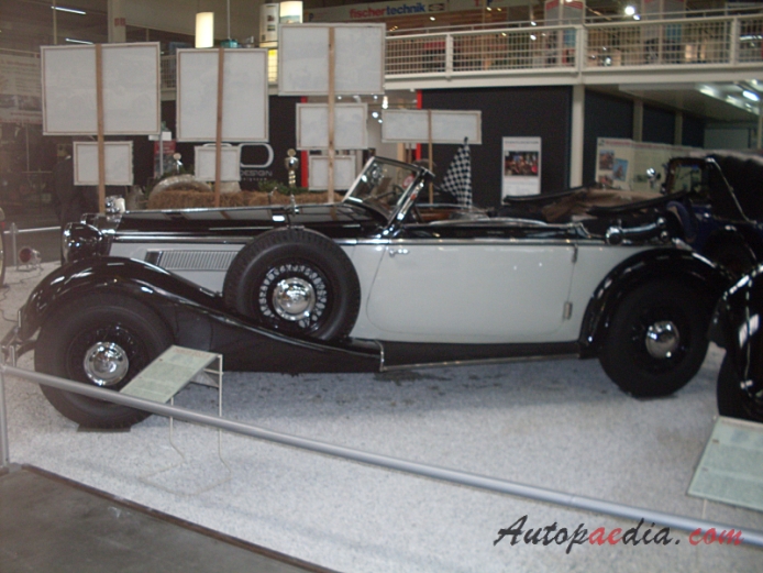 Horch 853 A 1937-1940 (1938 cabriolet 2d), lewy bok