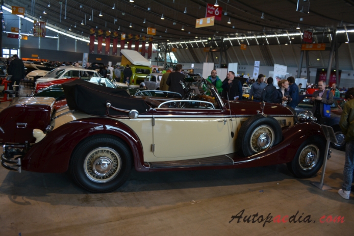 Horch 853 A 1937-1940 (1938 cabriolet 2d), right side view