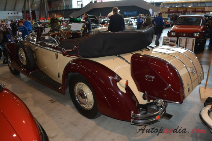 Horch 853 A 1937-1940 (1938 cabriolet 2d),  left rear view