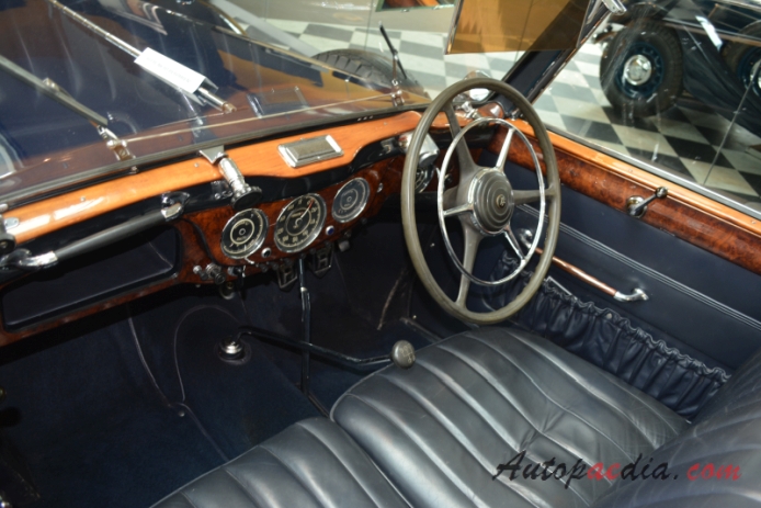 Horch 951 A 1937-1940 (1937 Pullman cabriolet 4d), wnętrze