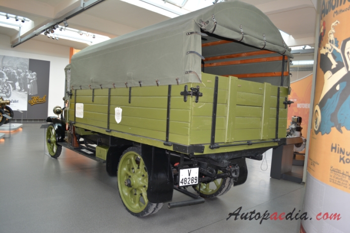 Horch 25/42 PS 1916-1922 (1916 flatbed truck),  left rear view